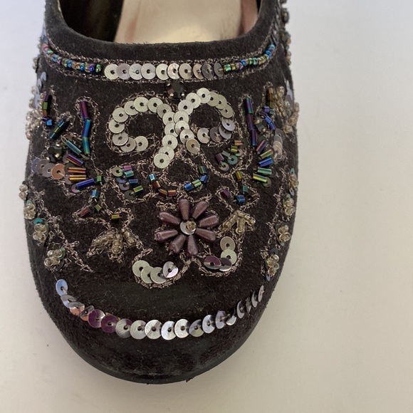 🍒 Boho Black Suede Heels!!! - Picture 6 of 11